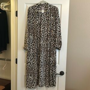 Chicos Size 2 sheer duster